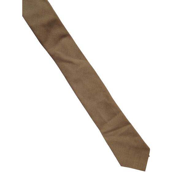 U.S. Marine Corps Khaki Necktie 2" Wide Vietnam Era Dress Uniform Accessory - Picture 1 of 3